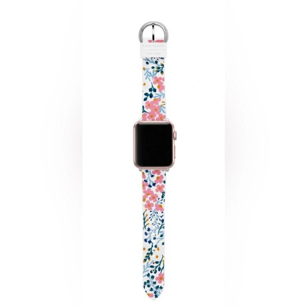 Kate Spade white floral watch band NWT - Picture 3 of 6